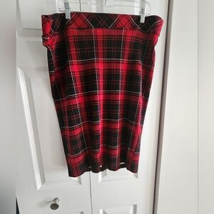 Torrid Plaid pencil skirt
